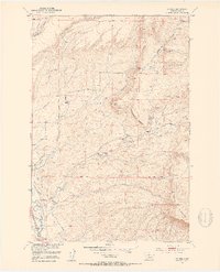 Grannis 1951 topographic map thumbnail