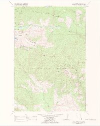 Gold Creek Peak 1988 topographic map thumbnail