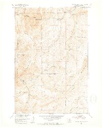 Hatfield Mountain 1951 topographic map thumbnail