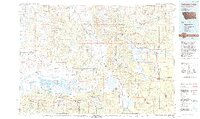 Hebgen Lake 1993 topographic map thumbnail