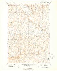 Hunters Hot Springs 1951 topographic map thumbnail