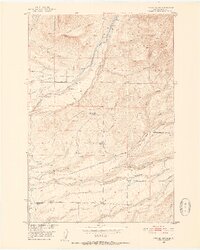 Ibex Mountain 1951 topographic map thumbnail
