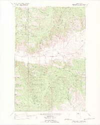 Irvine Lookout Tower 1982 topographic map thumbnail