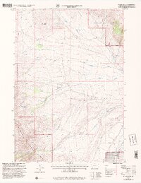 Island Butte 1997 topographic map thumbnail
