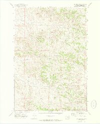 John Hen Creek 1971 topographic map thumbnail