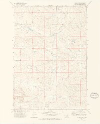 Johnnie Creek 1973 topographic map thumbnail