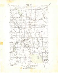 Kalispell 1943 topographic map thumbnail