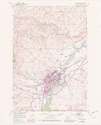 Livingston 1951 topographic map thumbnail
