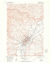 Livingston 1951 topographic map thumbnail