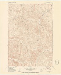 Livingston Peak 1951 topographic map thumbnail