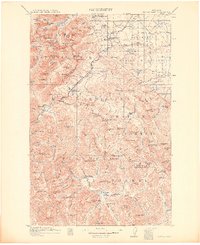 Marias Pass 1913 topographic map thumbnail
