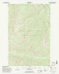 Marmot Mountain 1994 topographic map thumbnail