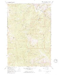 Medicine Hot Springs 1965 topographic map preview
