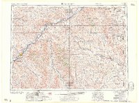 Miles City 1957 topographic map thumbnail