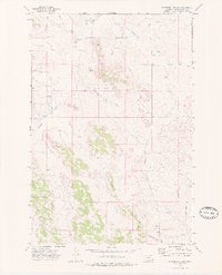 Moonlight Creek 1973 topographic map thumbnail