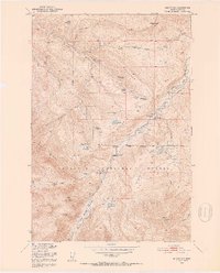 Mount Rae 1951 topographic map thumbnail