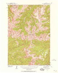 Mt. Cowen 1940 topographic map thumbnail