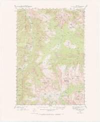 Mt. Douglas 1941 topographic map thumbnail