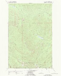 Murr Peak 1989 topographic map thumbnail