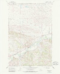 Musselshell 1963 topographic map thumbnail