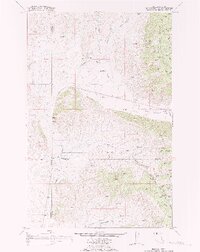 Niarada 1988 topographic map thumbnail