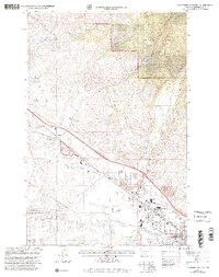 Northwest Missoula 1999 topographic map thumbnail
