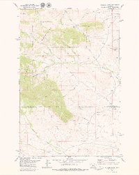 Palisade Butte 1979 topographic map thumbnail