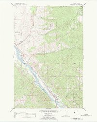 Paradise 1989 topographic map thumbnail