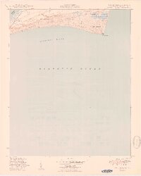 Cape Hatteras 1950 topographic map thumbnail