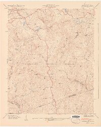 Cashiers 1947 topographic map thumbnail
