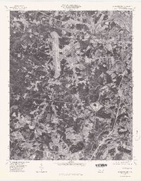 Charlotte West 1976 topographic map thumbnail