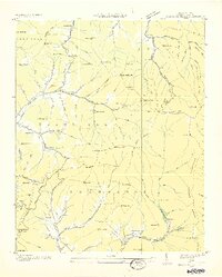 Craggy Pinnacle 1935 topographic map thumbnail
