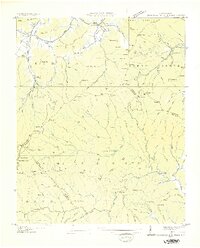 Dunsmore Mountain 1936 topographic map thumbnail