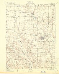 Ashland 1908 topographic map thumbnail