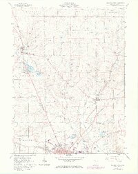 Ashland North 1961 topographic map thumbnail
