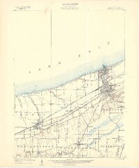 Ashtabula 1905 topographic map thumbnail