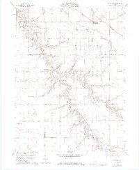 Ayersville 1960 topographic map preview