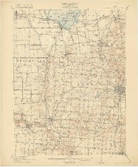 Bellefontaine 1915 topographic map thumbnail