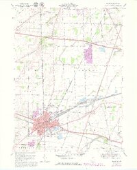 Bellevue 1969 topographic map thumbnail