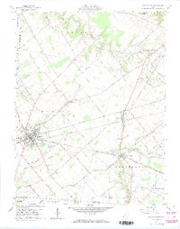 Blanchester 1961 topographic map thumbnail