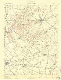 Blanchester 1907 topographic map thumbnail