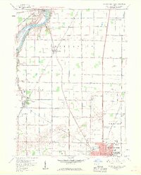 Bowling Green North 1958 topographic map thumbnail