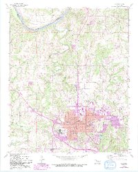 Ada 1958 topographic map thumbnail