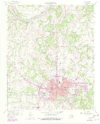 Ada 1958 topographic map thumbnail