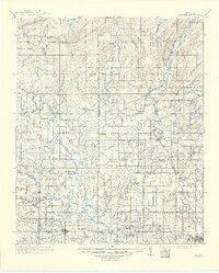 Antlers topographic map thumbnail