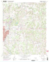 Ardmore East 1964 topographic map thumbnail
