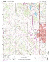Ardmore West 1964 topographic map thumbnail
