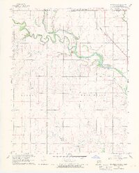 Blackwell NW 1968 topographic map thumbnail