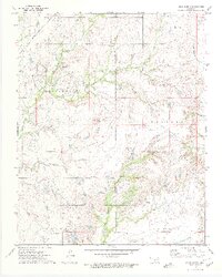 Blue Mound 1972 topographic map thumbnail