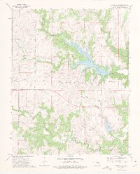 Bluestem Lake 1973 topographic map thumbnail